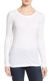 Caslon   Long Sleeve Crewneck Tee  Regular  amp  Petite    Nordstrom at Nordstrom